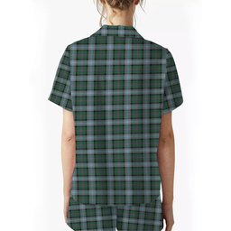 ScotsTee Shop Scottish Alexander of Menstry Hunting Women's Short Sleeve Short Set Tartan Pyjama Set