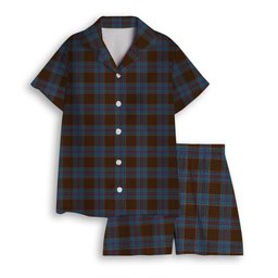 ScotsTee Shop Scottish Anderson MacGregor Hastie 4 Women's Short Sleeve Short Set Tartan Pyjama Set