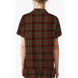 ScotsTee Shop Scottish Ainslie Ancient Women's Short Sleeve Short Set Tartan Pyjama Set