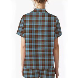 ScotsTee Shop Scottish Anderson Ancient Women's Short Sleeve Short Set Tartan Pyjama Set