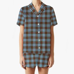 ScotsTee Shop Scottish Anderson Ancient Women's Short Sleeve Short Set Tartan Pyjama Set