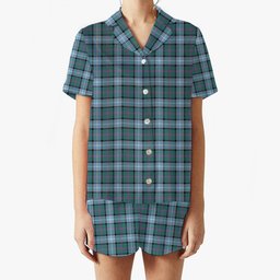 ScotsTee Shop Scottish Alexander of Menstry Hunting Ancient Women's Short Sleeve Short Set Tartan Pyjama Set