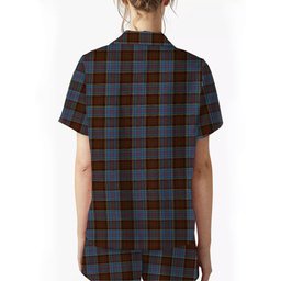 ScotsTee Shop Scottish Anderson MacGregor Hastie 3 Women's Short Sleeve Short Set Tartan Pyjama Set