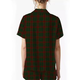 ScotsTee Shop Scottish Anderson Coulson Bonner 1 Women's Short Sleeve Short Set Tartan Pyjama Set