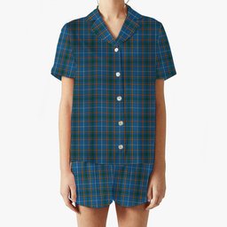 ScotsTee Shop Scottish Bairn Women's Short Sleeve Short Set Tartan Pyjama Set