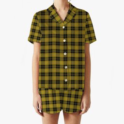ScotsTee Shop Scottish Barclay Dress Women's Short Sleeve Short Set Tartan Pyjama Set