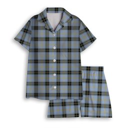 ScotsTee Shop Scottish Baxter of Balgavies Ancient Women's Short Sleeve Short Set Tartan Pyjama Set