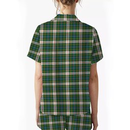 ScotsTee Shop Scottish Blair Dress Ancient Women's Short Sleeve Short Set Tartan Pyjama Set
