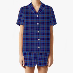 ScotsTee Shop Scottish Bryson 1988 Women's Short Sleeve Short Set Tartan Pyjama Set