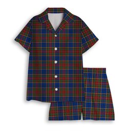ScotsTee Shop Scottish Beattie (Beatty) Modern Women's Short Sleeve Short Set Tartan Pyjama Set