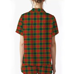 ScotsTee Shop Scottish Baxter of Balgavies Modern Women's Short Sleeve Short Set Tartan Pyjama Set