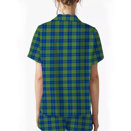 ScotsTee Shop Scottish Barclay Hunting Ancient Women's Short Sleeve Short Set Tartan Pyjama Set