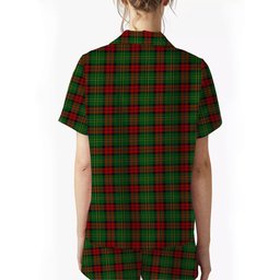 ScotsTee Shop Scottish Blackstock Hunting Women's Short Sleeve Short Set Tartan Pyjama Set