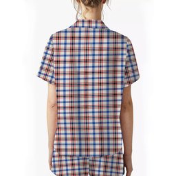 ScotsTee Shop Scottish Boswell Dress Modern Women's Short Sleeve Short Set Tartan Pyjama Set