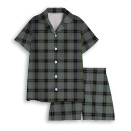 ScotsTee Shop Scottish Bell of the Borders Women's Short Sleeve Short Set Tartan Pyjama Set