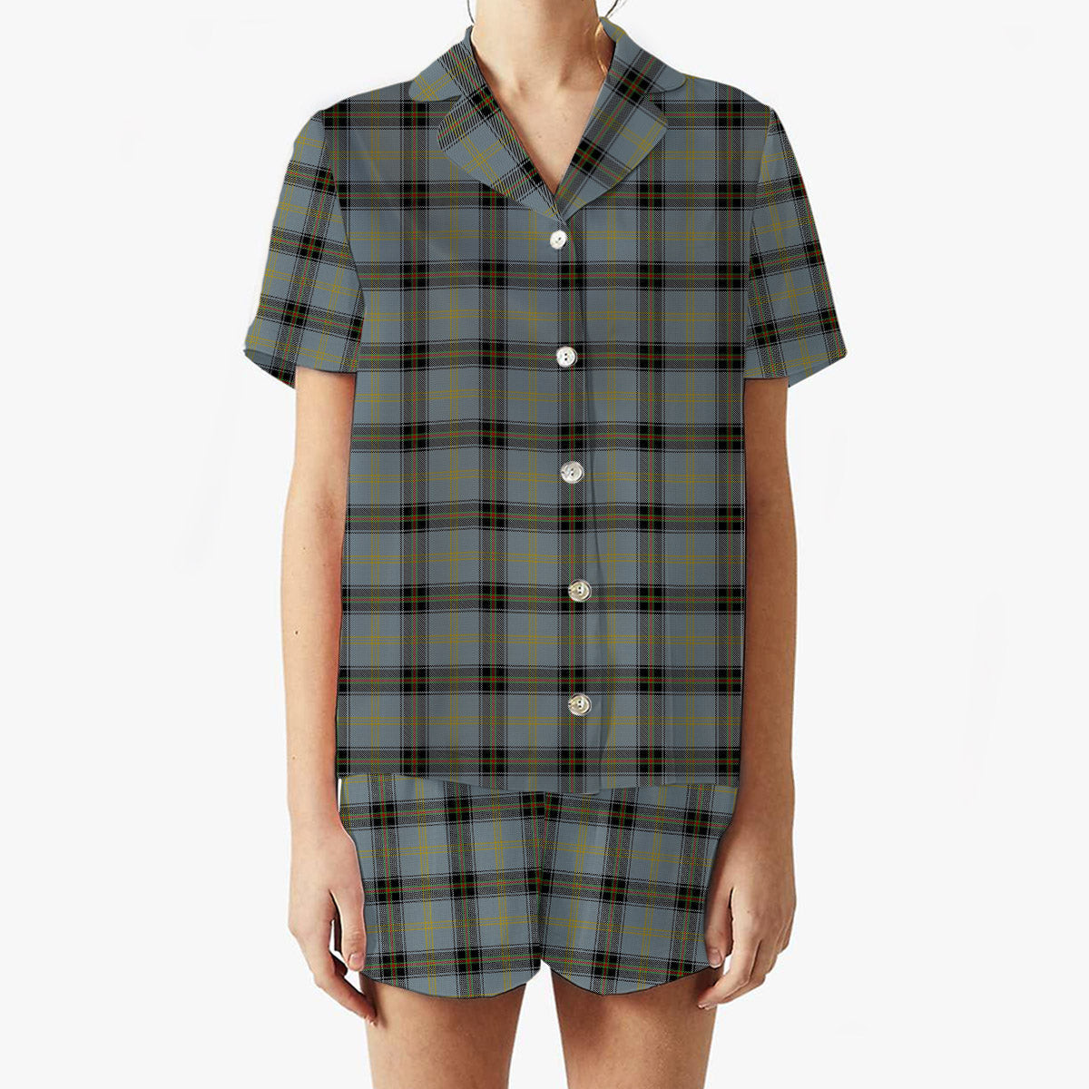 ScotsTee Shop Scottish Bell of the Borders Women's Short Sleeve Short Set Tartan Pyjama Set