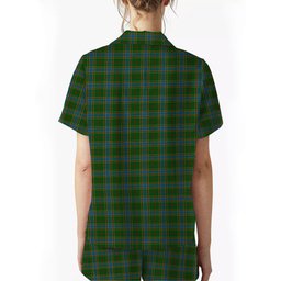 ScotsTee Shop Scottish Balfour Hunting Women's Short Sleeve Short Set Tartan Pyjama Set