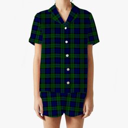 ScotsTee Shop Scottish Bannatyne SC Women's Short Sleeve Short Set Tartan Pyjama Set