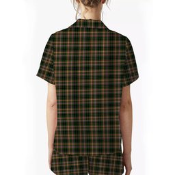 ScotsTee Shop Scottish Buchanan Hunting SC Women's Short Sleeve Short Set Tartan Pyjama Set