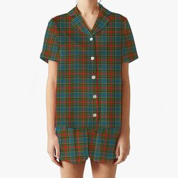 ScotsTee Shop Scottish Beattie (Beatty) Ancient Women's Short Sleeve Short Set Tartan Pyjama Set