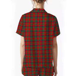 ScotsTee Shop Scottish Bruce Old Modern Women's Short Sleeve Short Set Tartan Pyjama Set