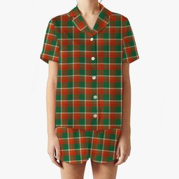 ScotsTee Shop Scottish Brisbane Ancient Women's Short Sleeve Short Set Tartan Pyjama Set