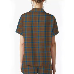 ScotsTee Shop Scottish Balfour Ancient Women's Short Sleeve Short Set Tartan Pyjama Set