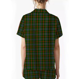 ScotsTee Shop Scottish Bisset SC Women's Short Sleeve Short Set Tartan Pyjama Set