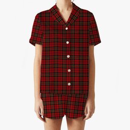 ScotsTee Shop Scottish Brodie Women's Short Sleeve Short Set Tartan Pyjama Set