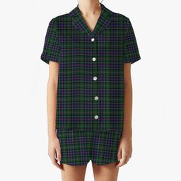 ScotsTee Shop Scottish Cooper James Cant Women's Short Sleeve Short Set Tartan Pyjama Set