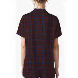 ScotsTee Shop Scottish Carnegie 3 Women's Short Sleeve Short Set Tartan Pyjama Set