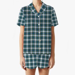 ScotsTee Shop Scottish Campbell Dress Ancient 02 Women's Short Sleeve Short Set Tartan Pyjama Set