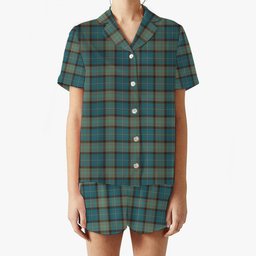 ScotsTee Shop Scottish Cochrane Hunting Ancient Women's Short Sleeve Short Set Tartan Pyjama Set