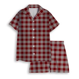 ScotsTee Shop Scottish Cunningham Dress Women's Short Sleeve Short Set Tartan Pyjama Set