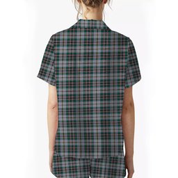 ScotsTee Shop Scottish Craig Modern Women's Short Sleeve Short Set Tartan Pyjama Set