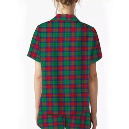 ScotsTee Shop Scottish Cranstoun Dress Modern Women's Short Sleeve Short Set Tartan Pyjama Set