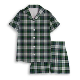 ScotsTee Shop Scottish Campbell of Cawdor Dress Ancient Women's Short Sleeve Short Set Tartan Pyjama Set