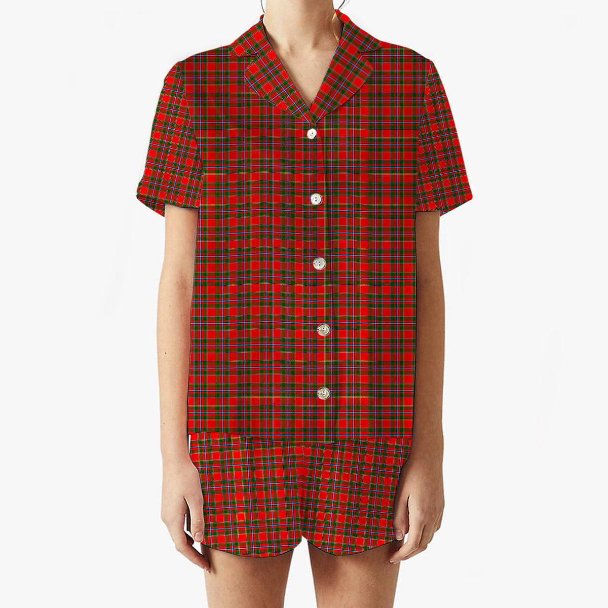 ScotsTee Shop Scottish Butter Women's Short Sleeve Short Set Tartan Pyjama Set