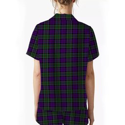 ScotsTee Shop Scottish Colquhoun 3 Women's Short Sleeve Short Set Tartan Pyjama Set