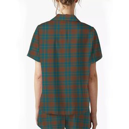 ScotsTee Shop Scottish Cameron Hunting Ancient Women's Short Sleeve Short Set Tartan Pyjama Set