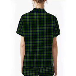 ScotsTee Shop Scottish Campbell of Breadalbane Modern Women's Short Sleeve Short Set Tartan Pyjama Set