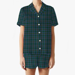 ScotsTee Shop Scottish Cockburn Ancient Women's Short Sleeve Short Set Tartan Pyjama Set