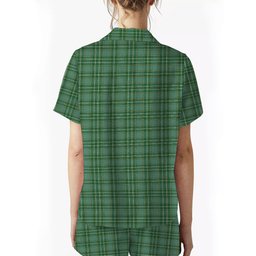 ScotsTee Shop Scottish Currie Ancient Women's Short Sleeve Short Set Tartan Pyjama Set