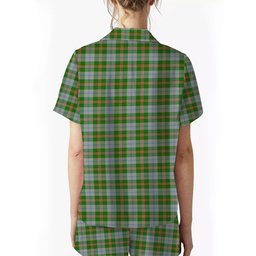 ScotsTee Shop Scottish Cooper Dress Dalgleish 2 Women's Short Sleeve Short Set Tartan Pyjama Set