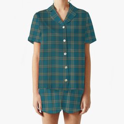 ScotsTee Shop Scottish Crichton Ancient Women's Short Sleeve Short Set Tartan Pyjama Set