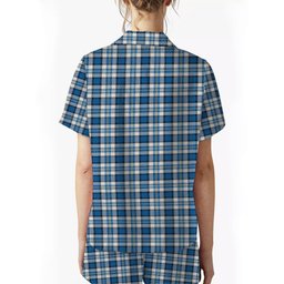 ScotsTee Shop Scottish Craig Paisley Ancient Women's Short Sleeve Short Set Tartan Pyjama Set