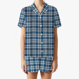 ScotsTee Shop Scottish Craig Paisley Ancient Women's Short Sleeve Short Set Tartan Pyjama Set