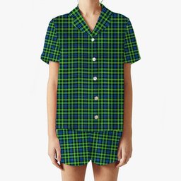 ScotsTee Shop Scottish Campbell of Breadalbane Ancient Women's Short Sleeve Short Set Tartan Pyjama Set