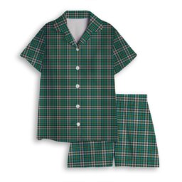 ScotsTee Shop Scottish Cape Breton Canada Women's Short Sleeve Short Set Tartan Pyjama Set