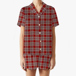 ScotsTee Shop Scottish Drummond of Perth Dress 3 Women's Short Sleeve Short Set Tartan Pyjama Set